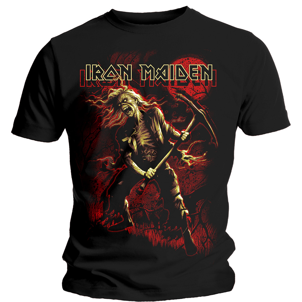 Iron Maiden tričko Benjamin Breeg Red Graphic Čierna XXL