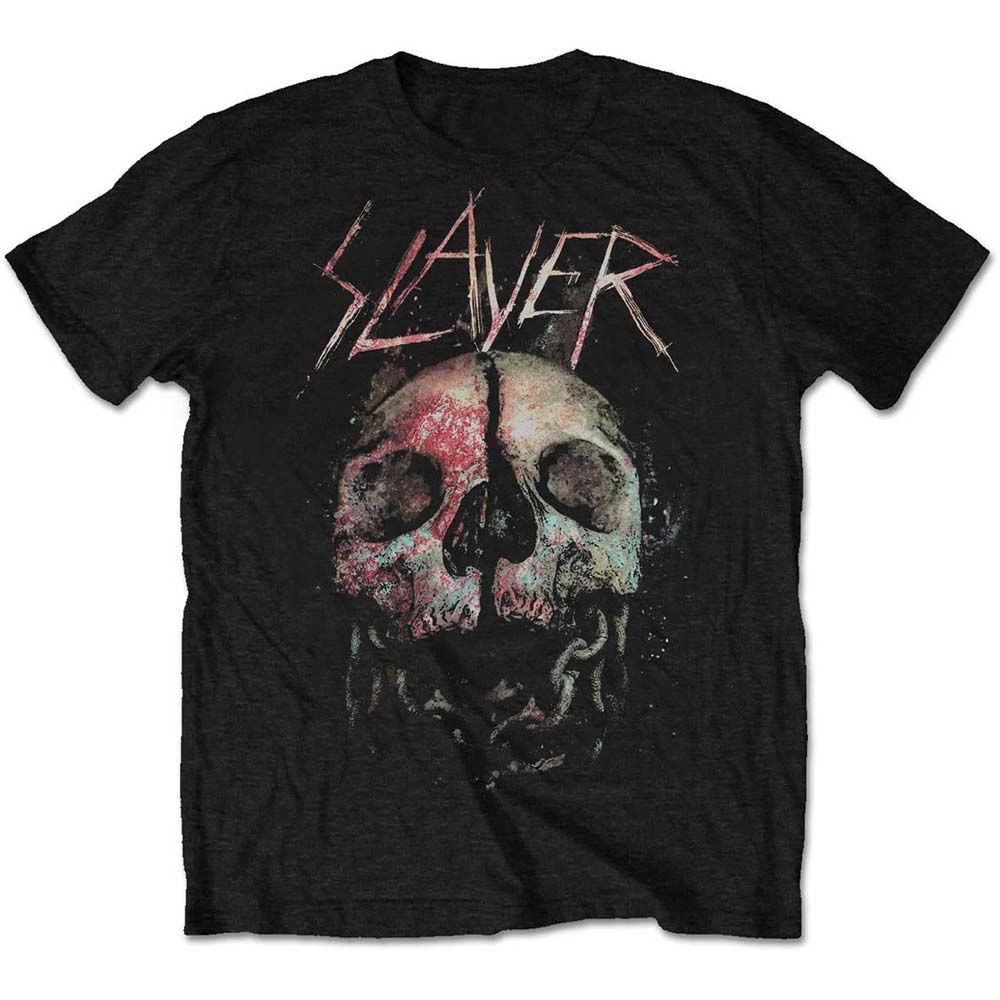 Slayer tričko Cleaved Skull Čierna XL