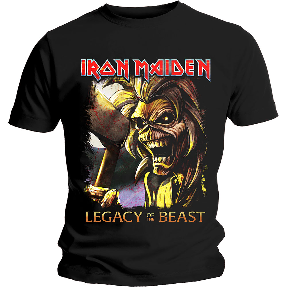 Iron Maiden tričko Legacy Killers Čierna XXL