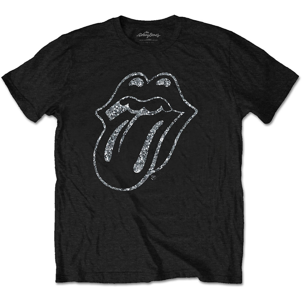 The Rolling Stones tričko Tongue Čierna M