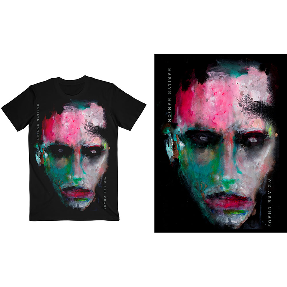 Marilyn Manson tričko We Are Chaos Cover Čierna M