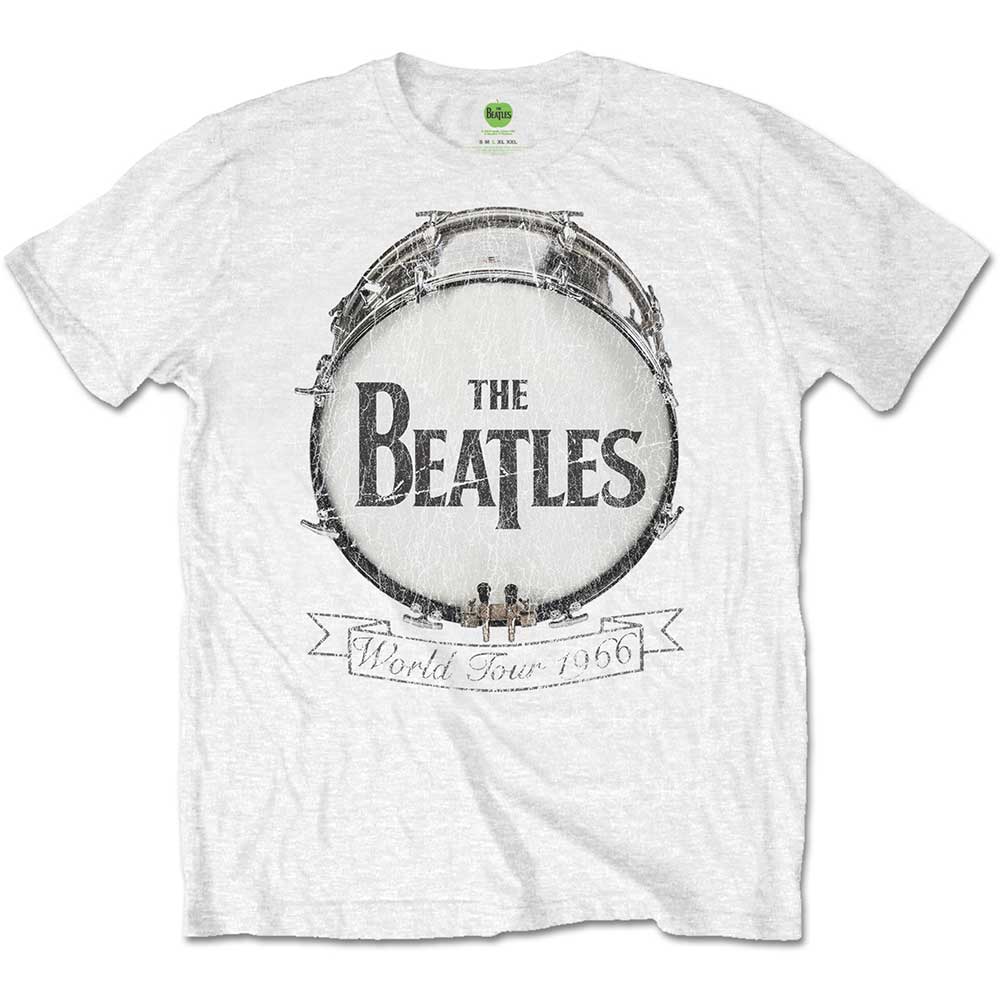 The Beatles tričko World Tour 1966 Biela XL