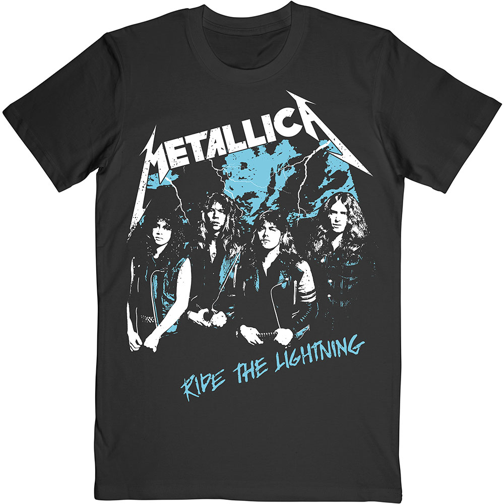 Metallica tričko Vintage Ride The Lightning Čierna XXL