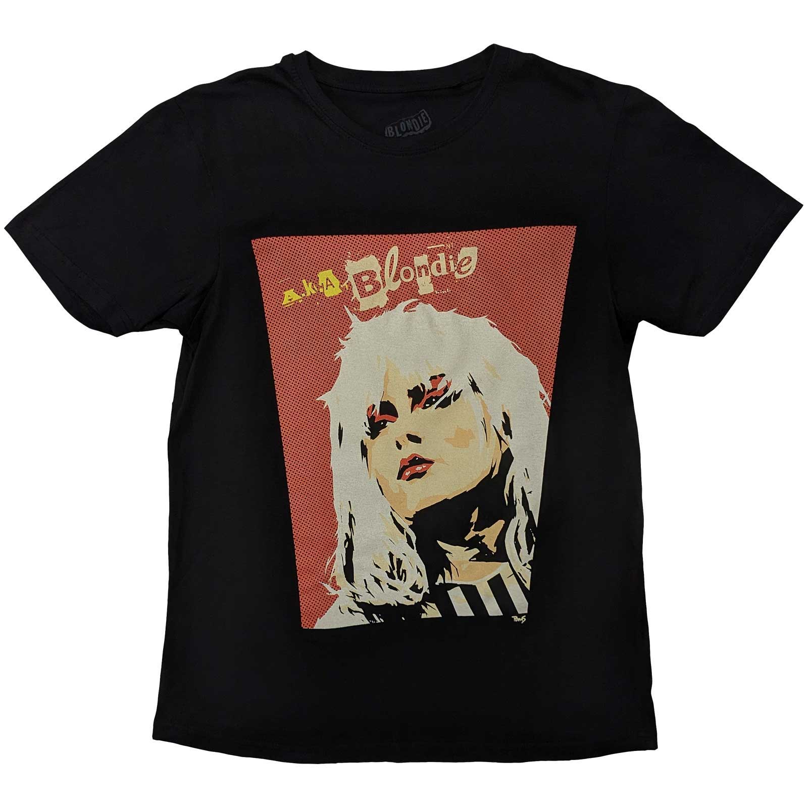Blondie tričko AKA Pop Art Čierna XL