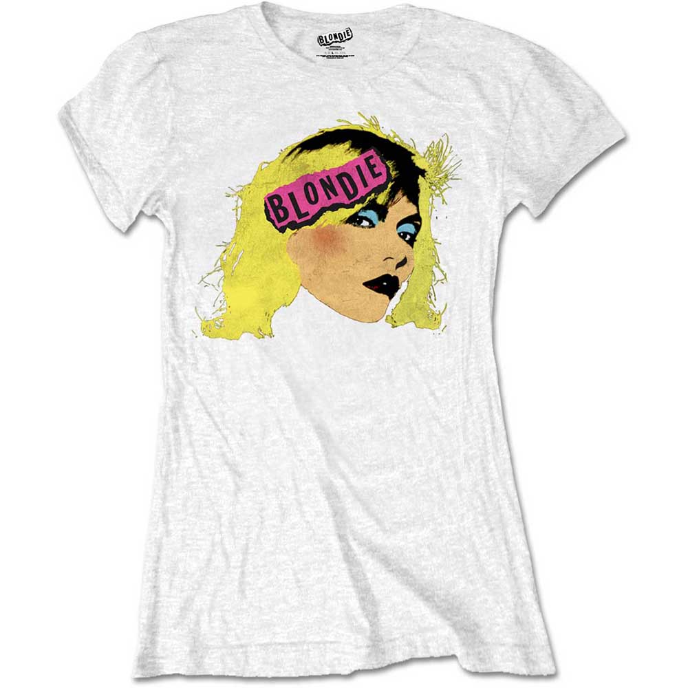 Blondie tričko Punk Logo Biela M