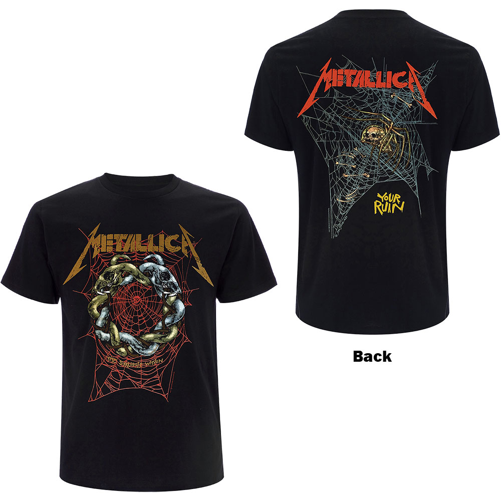 Metallica tričko Ruin/Struggle Čierna S