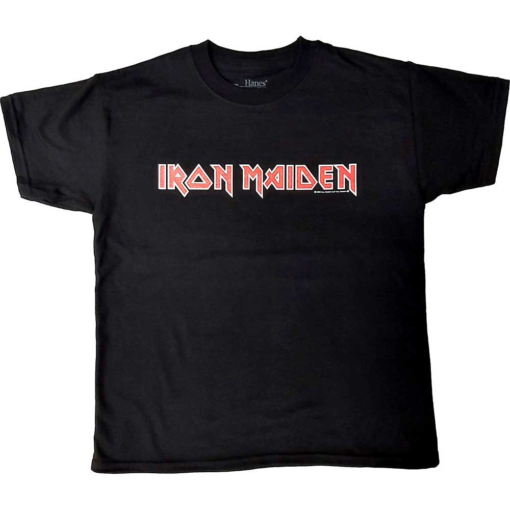 Iron Maiden tričko Logo Čierna 12-14 rokov