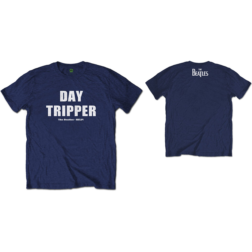 The Beatles tričko Day Tripper Modrá M