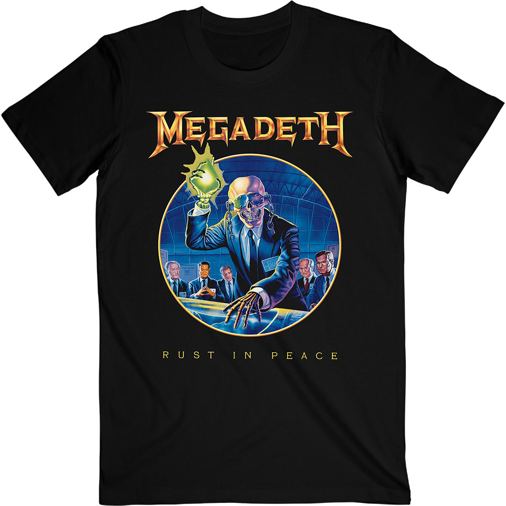 Megadeth tričko RIP Anniversary Čierna XXL
