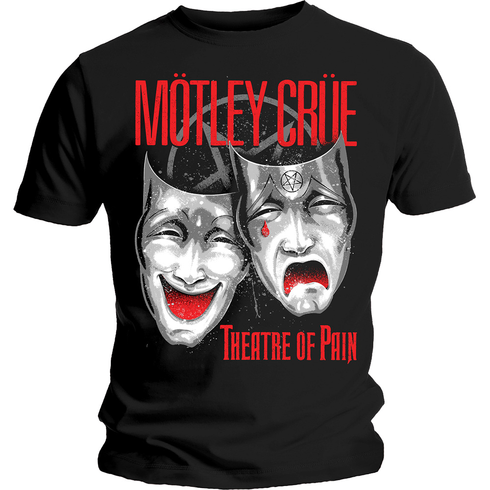 Motley Crue tričko Theatre of Pain Cry Čierna M