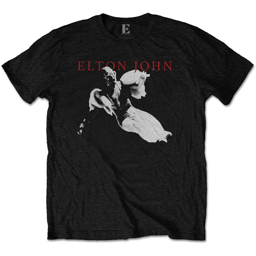 Elton John tričko Homage 1 Čierna S