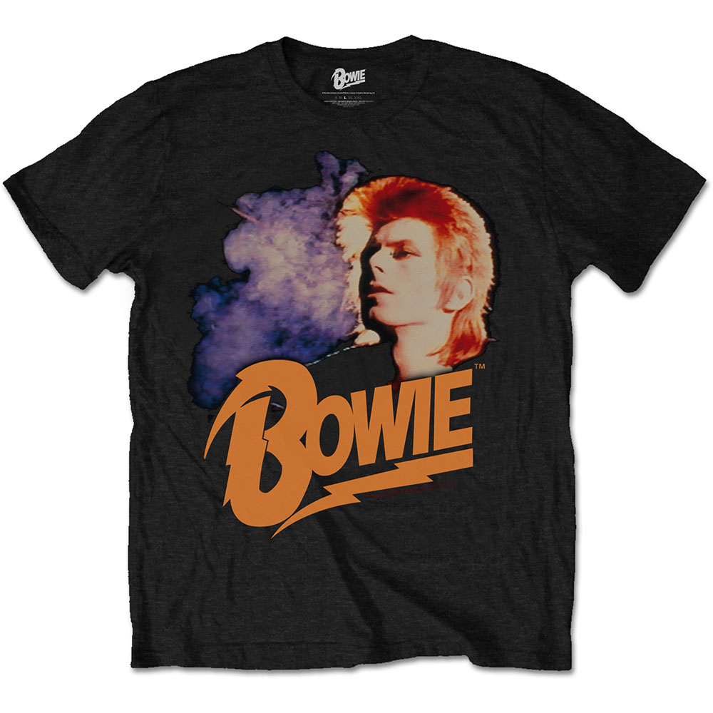 David Bowie tričko Retro Bowie Čierna XXL