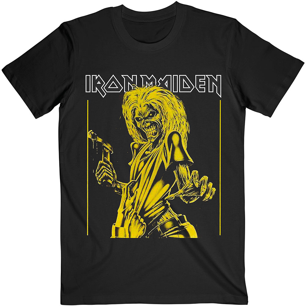 Iron Maiden tričko Yellow Flyer Čierna M