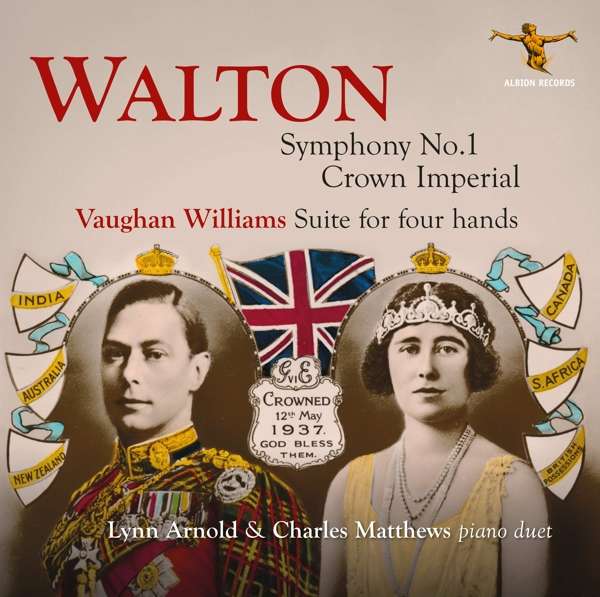 WALTON, W. - SYMPHONY NO. 1, CROWN IMPERIAL; VAUGHAN WILLIAMS: SUITE FOR FOUR HANDS, CD