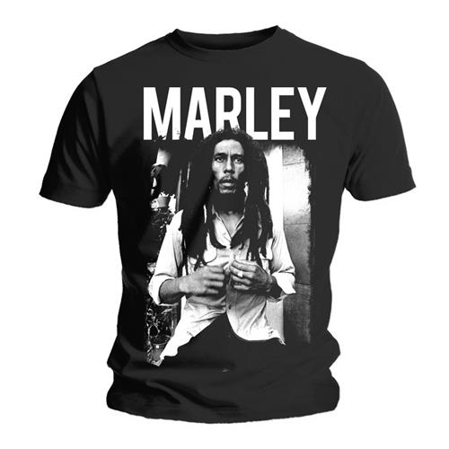 Bob Marley tričko Black & White Čierna S