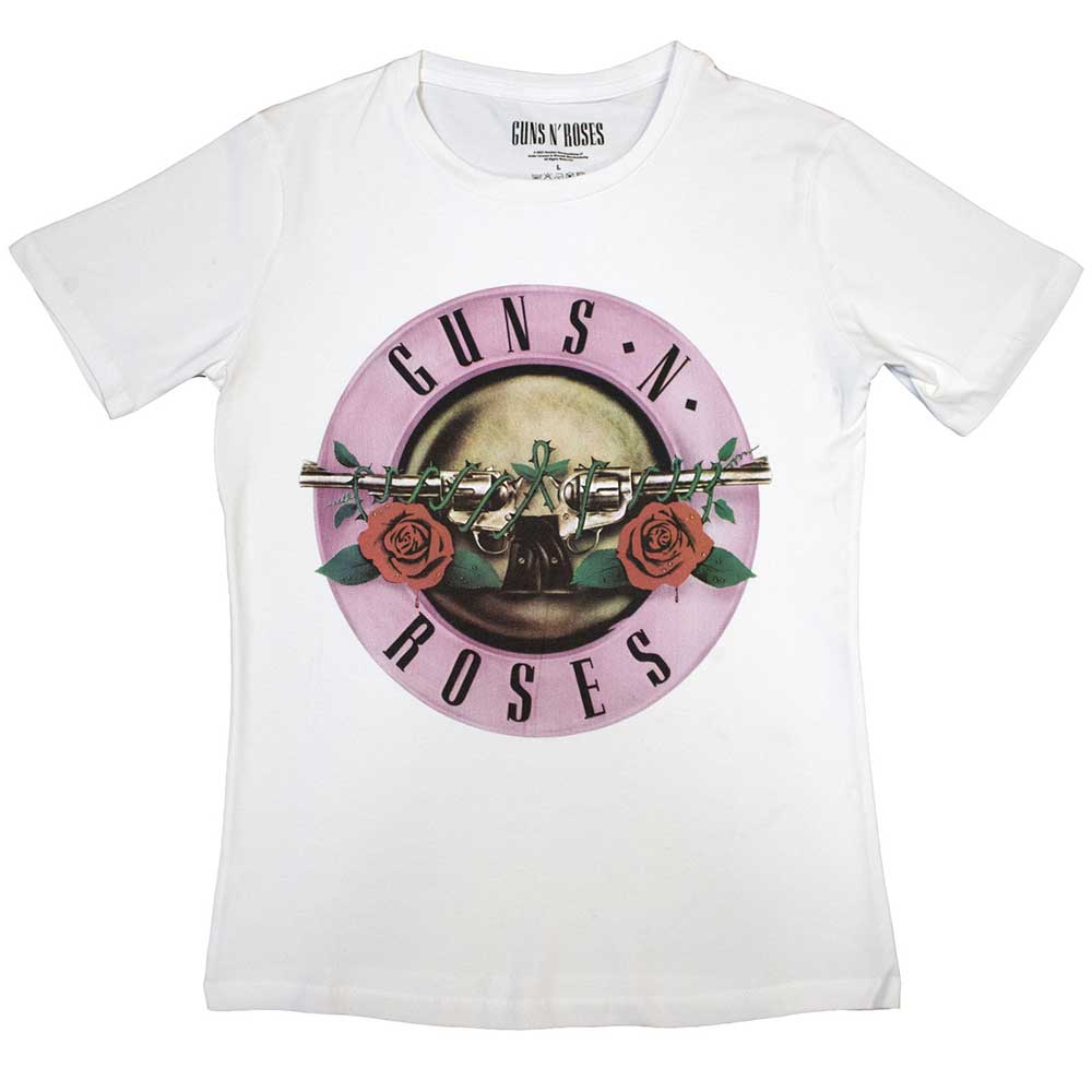 Guns N’ Roses tričko Classic Logo Biela L