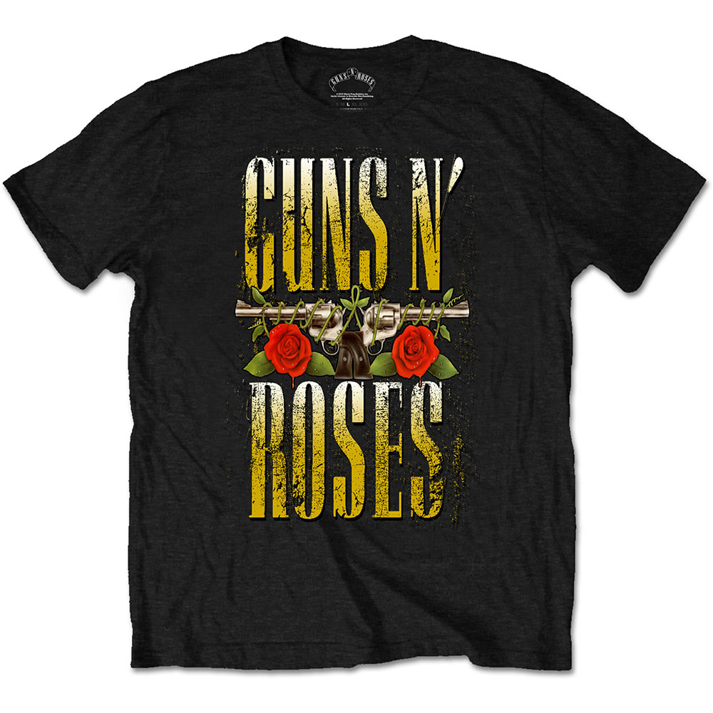 Guns N’ Roses tričko Big Guns Čierna XXL