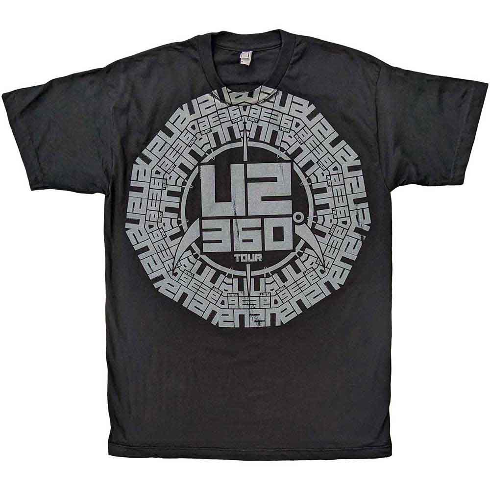 U2 tričko 360 Degree Tour Logo Čierna M