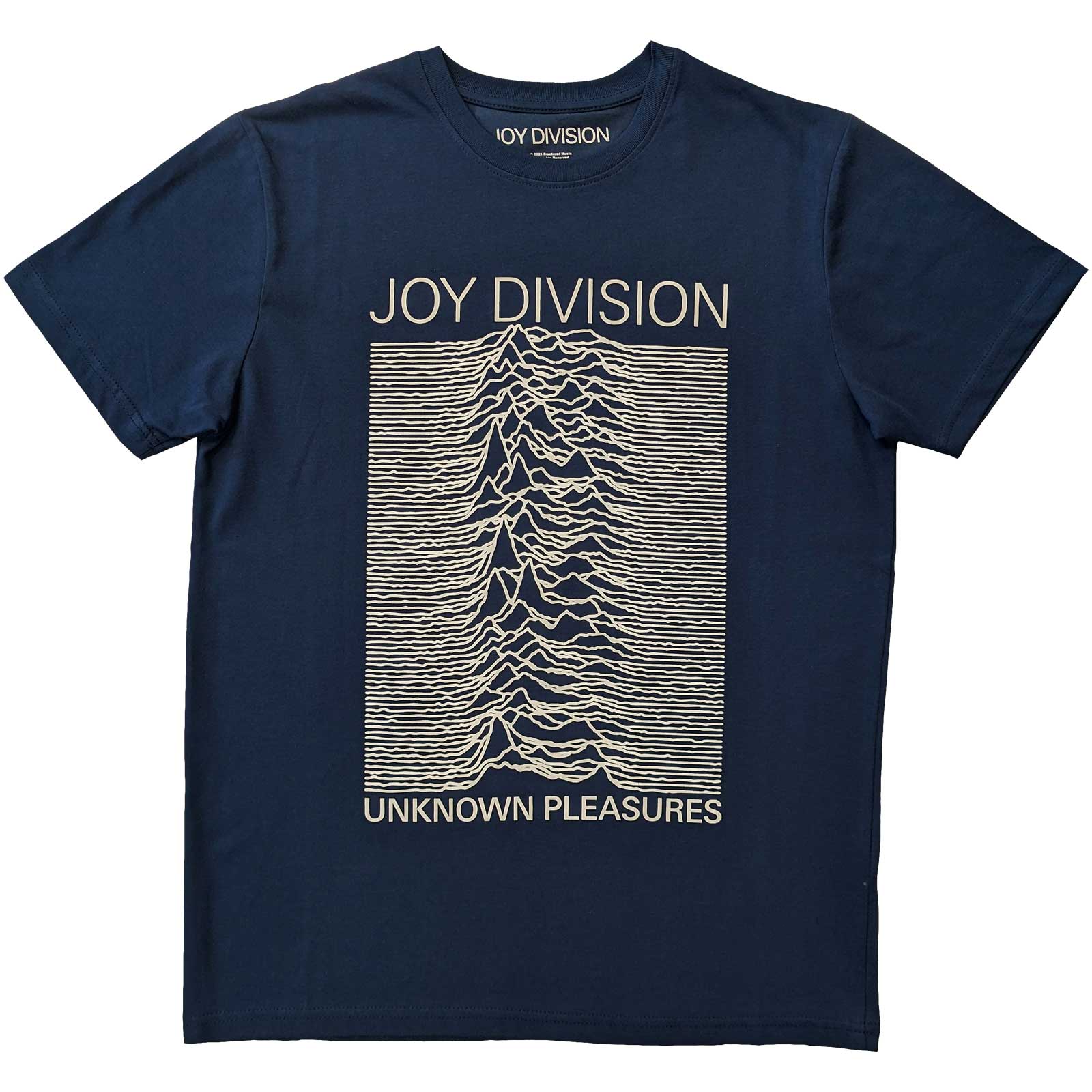 Joy Division tričko Unknown Pleasures FP Modrá L