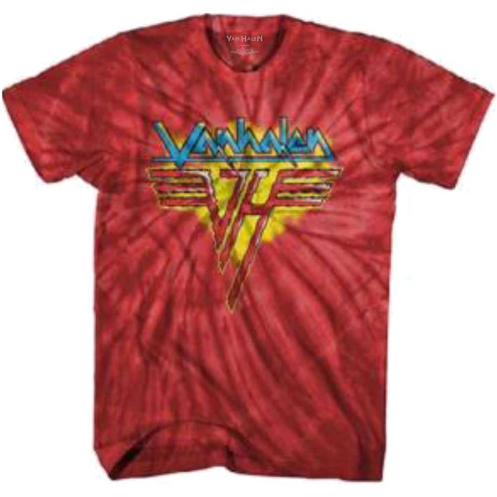 Van Halen tričko Jagged Logo Červená XXL