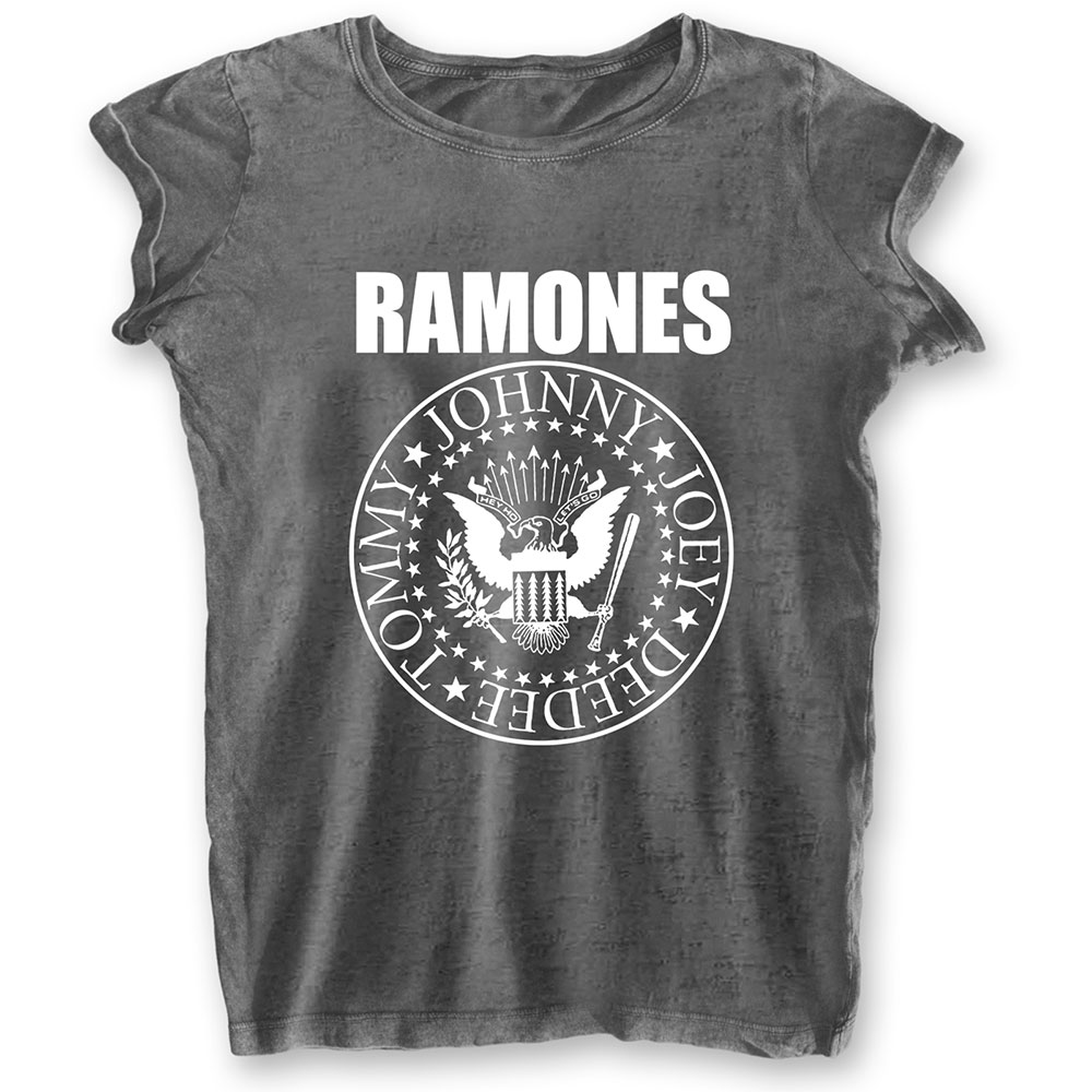 Ramones tričko Presidential Seal Šedá M