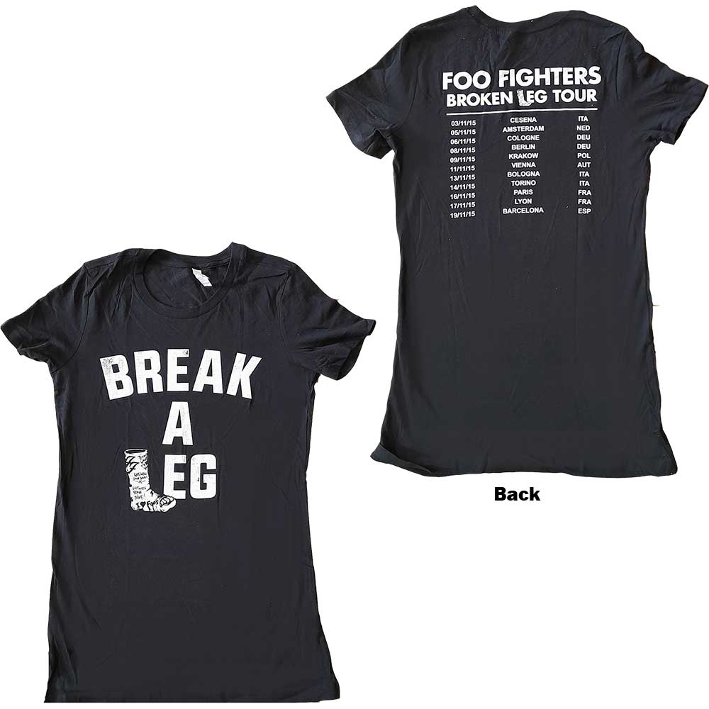 Foo Fighters tričko Break A Leg Čierna L