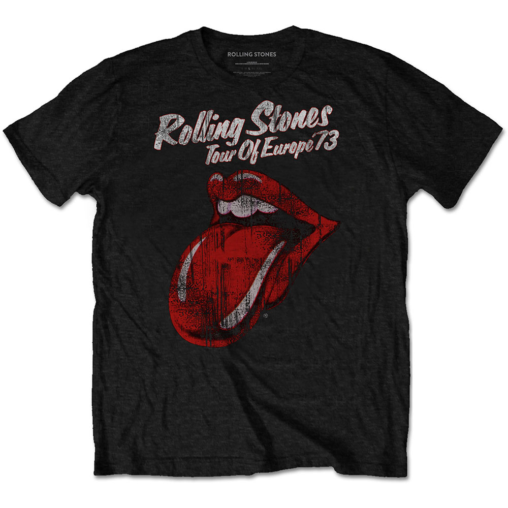 The Rolling Stones tričko 73 Tour Čierna M