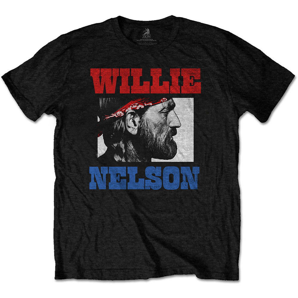 Willie Nelson tričko Stare Čierna L