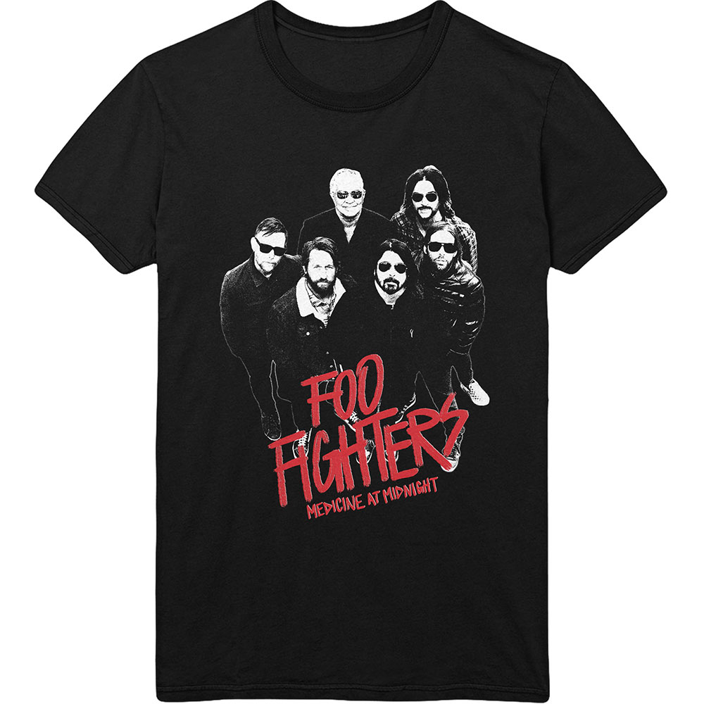 Foo Fighters tričko Medicine At Midnight Photo Čierna XXL