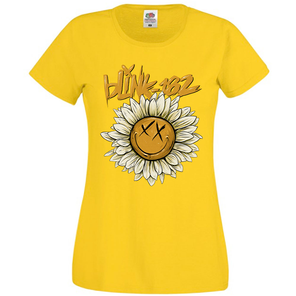 Blink 182 tričko Sunflower Žltá XL