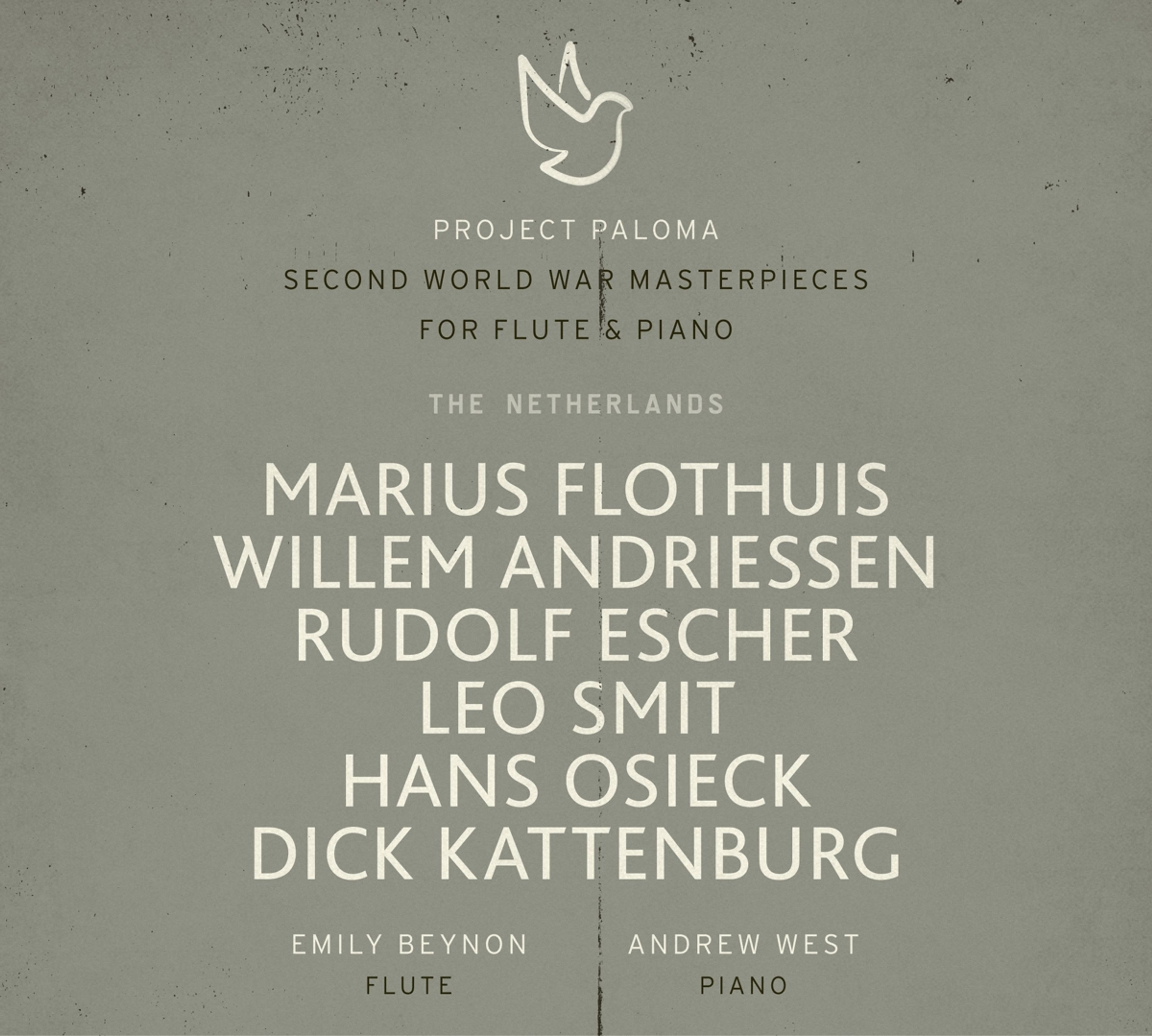 E-shop PROJECT PALOMA 3 THE NETHERLANDS: SECOND WORLD WAR MASTERPIECES FOR FLUTE & PIANO