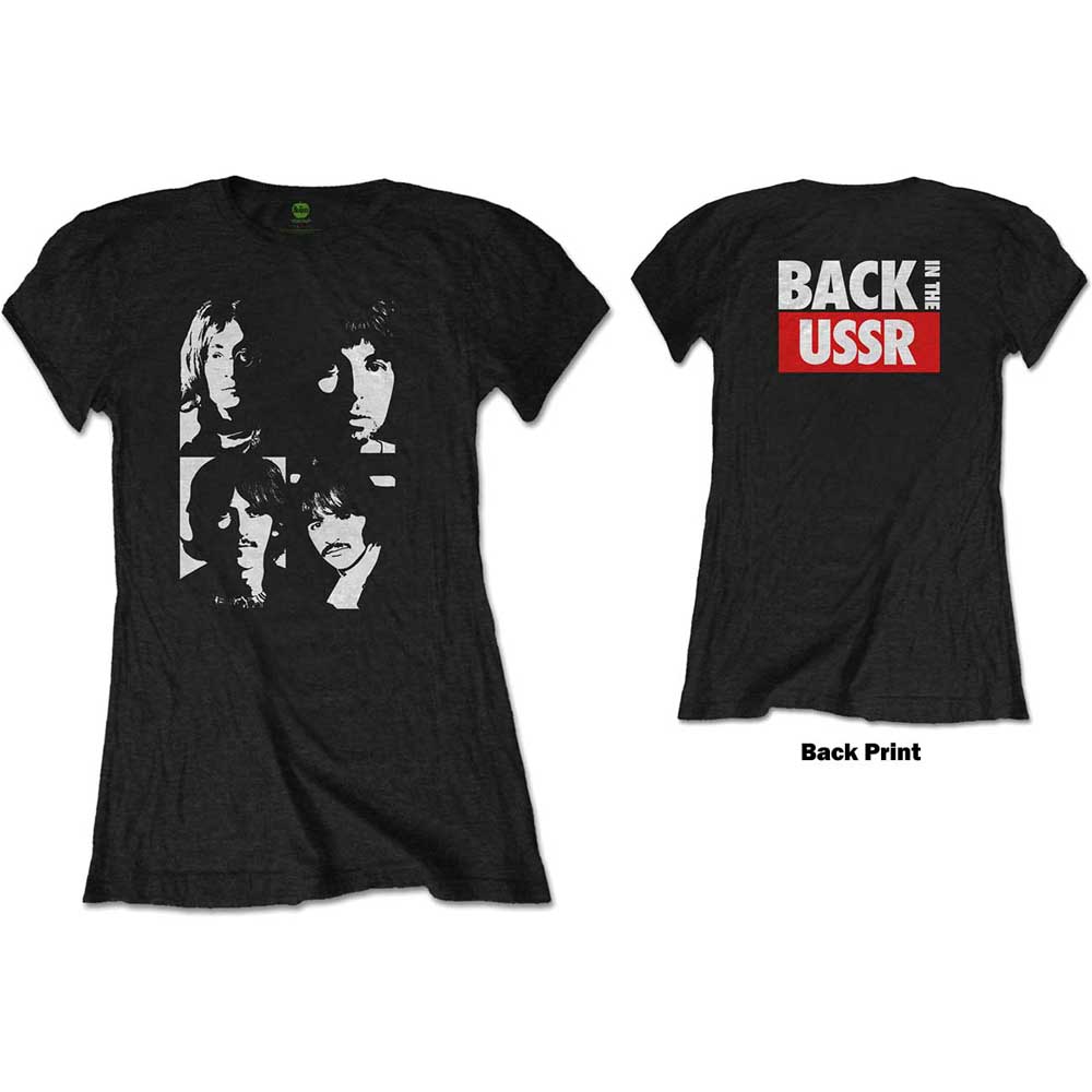 The Beatles tričko Back in the USSR Čierna S