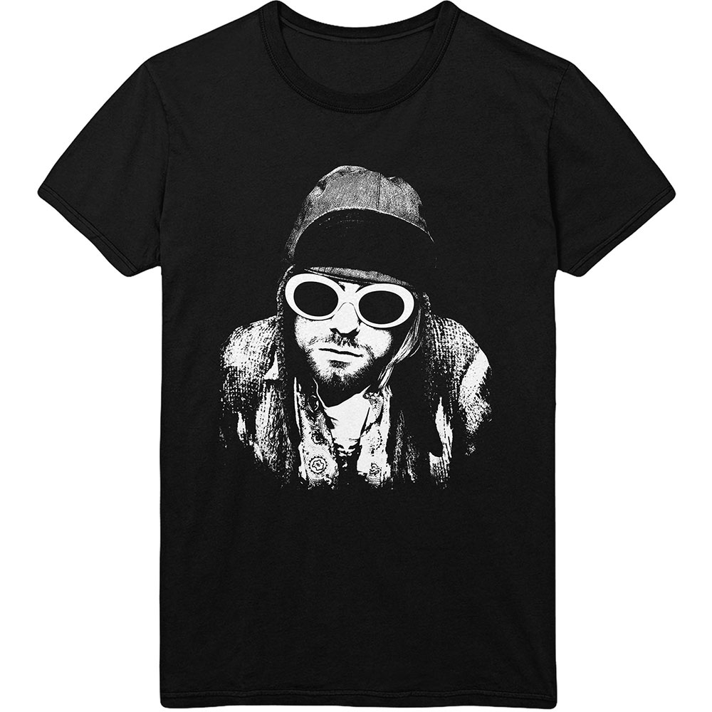 Kurt Cobain tričko One Colour Čierna XXL