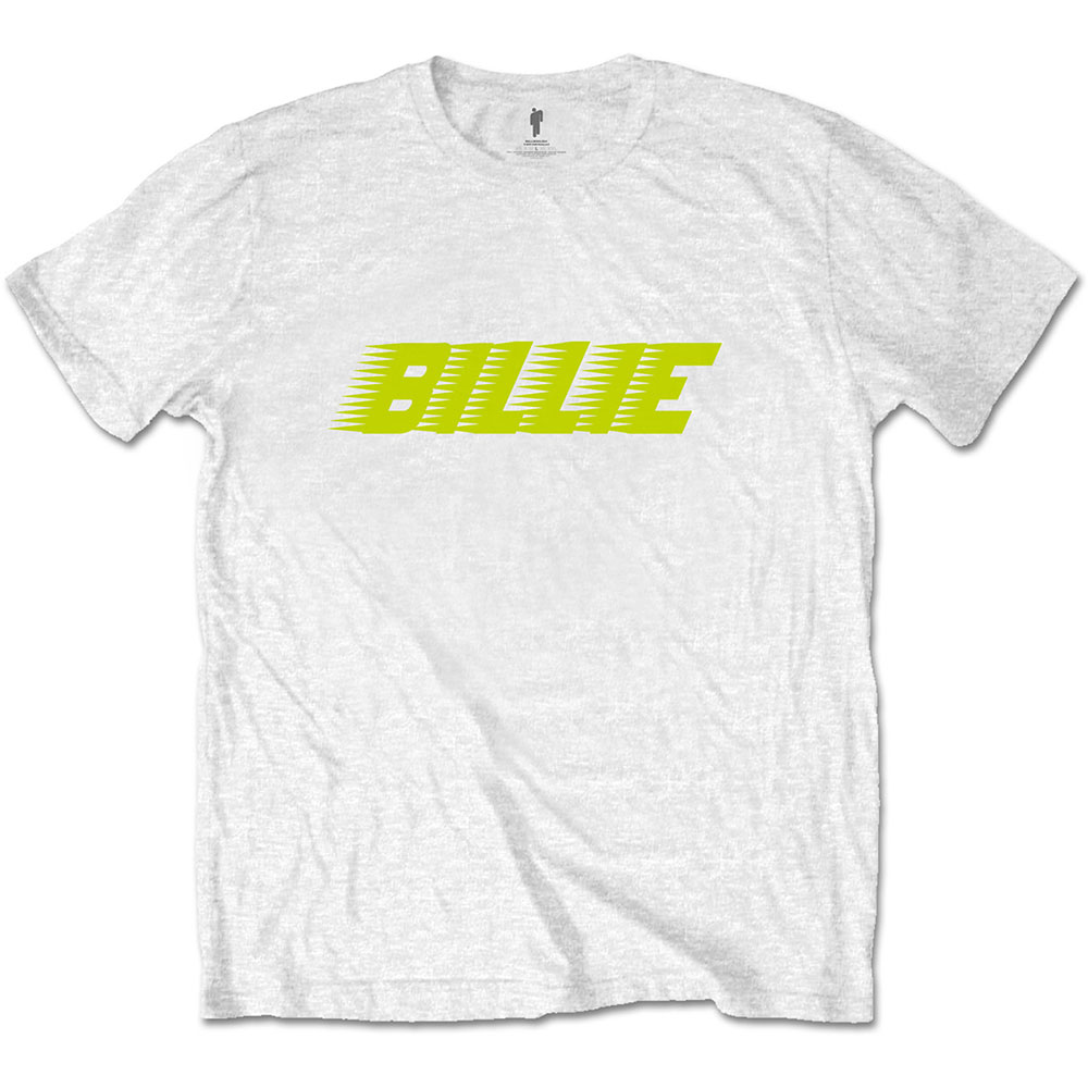 Billie Eilish tričko Racer Logo Biela XL