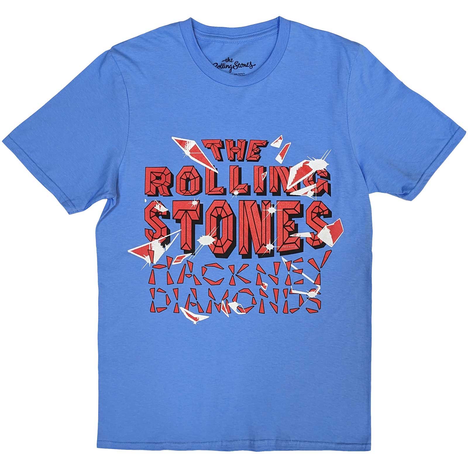 The Rolling Stones tričko Hackney Diamonds Shatter Modrá XXL