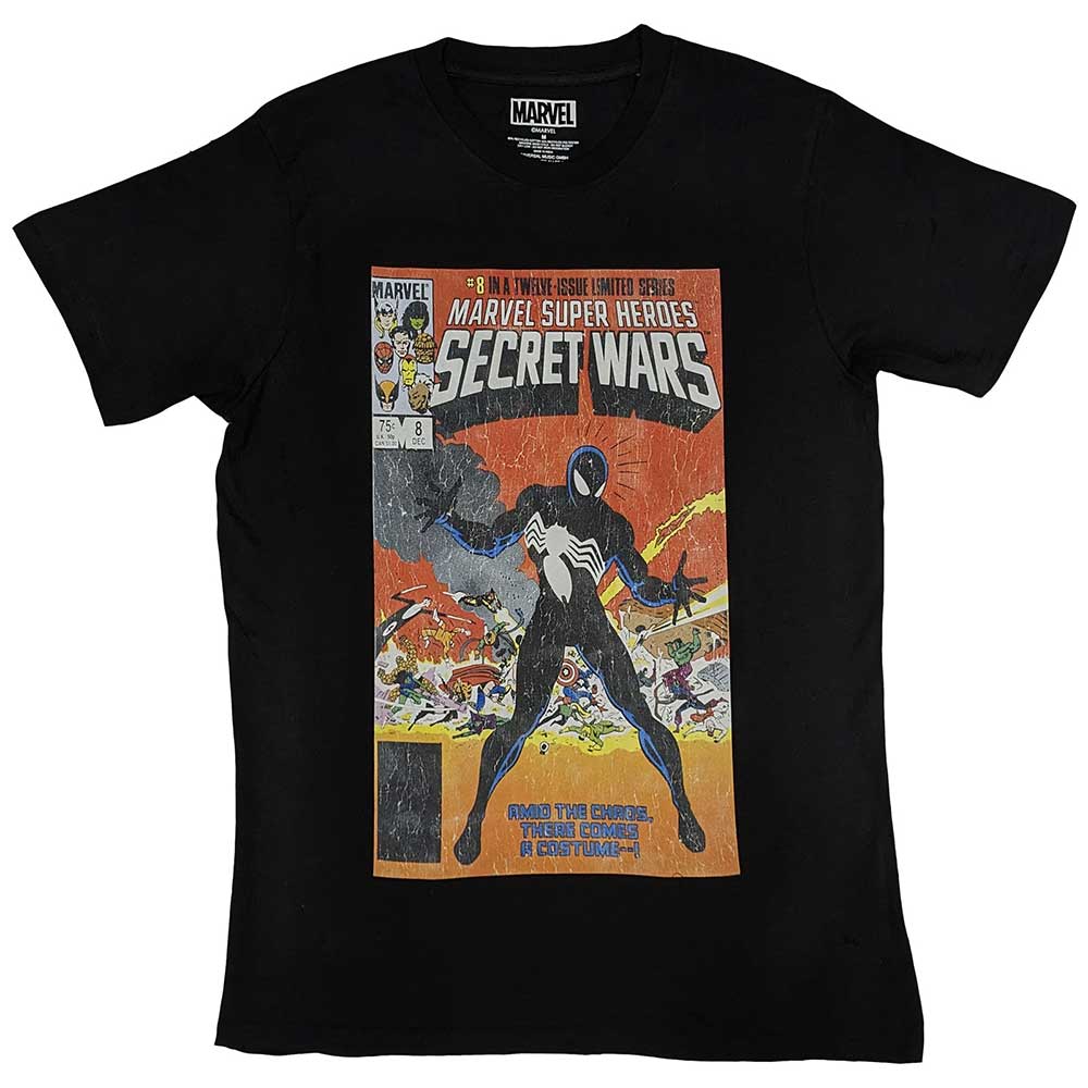 Marvel tričko Spiderman Secret Wars Čierna M