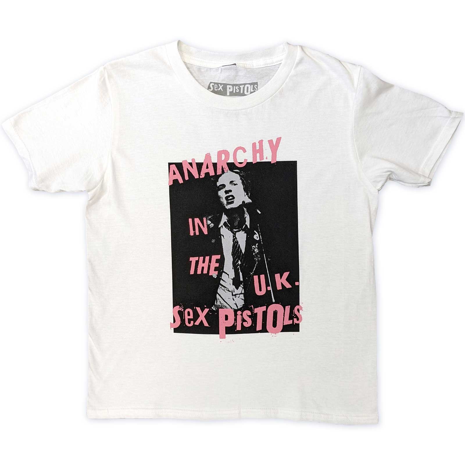Sex Pistols tričko Anarchy In The UK Biela 3-4 roky