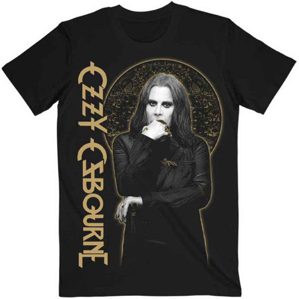 Ozzy Osbourne tričko Patient No. 9 Gold Graphic Čierna S