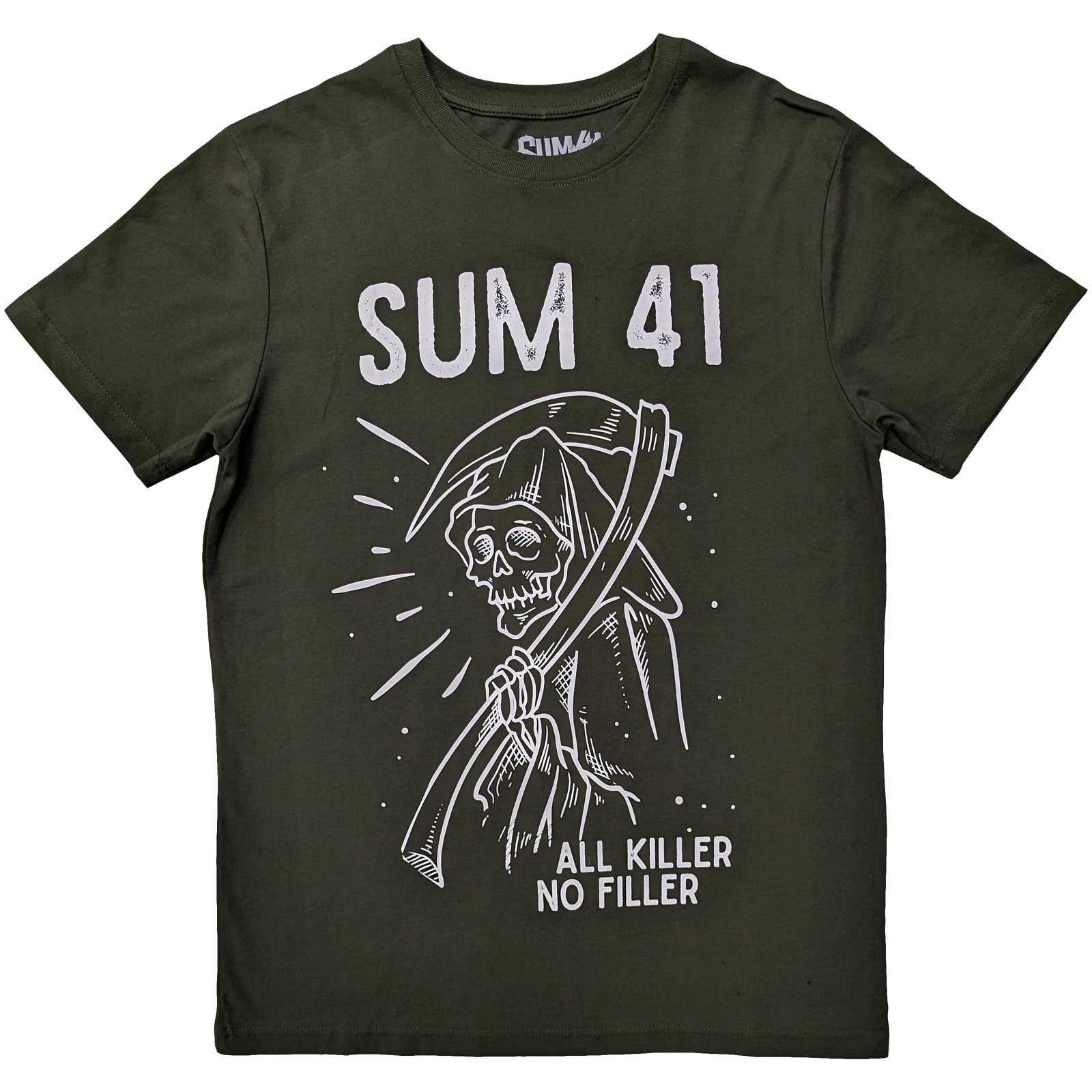 Sum 41 tričko Reaper Zelená M
