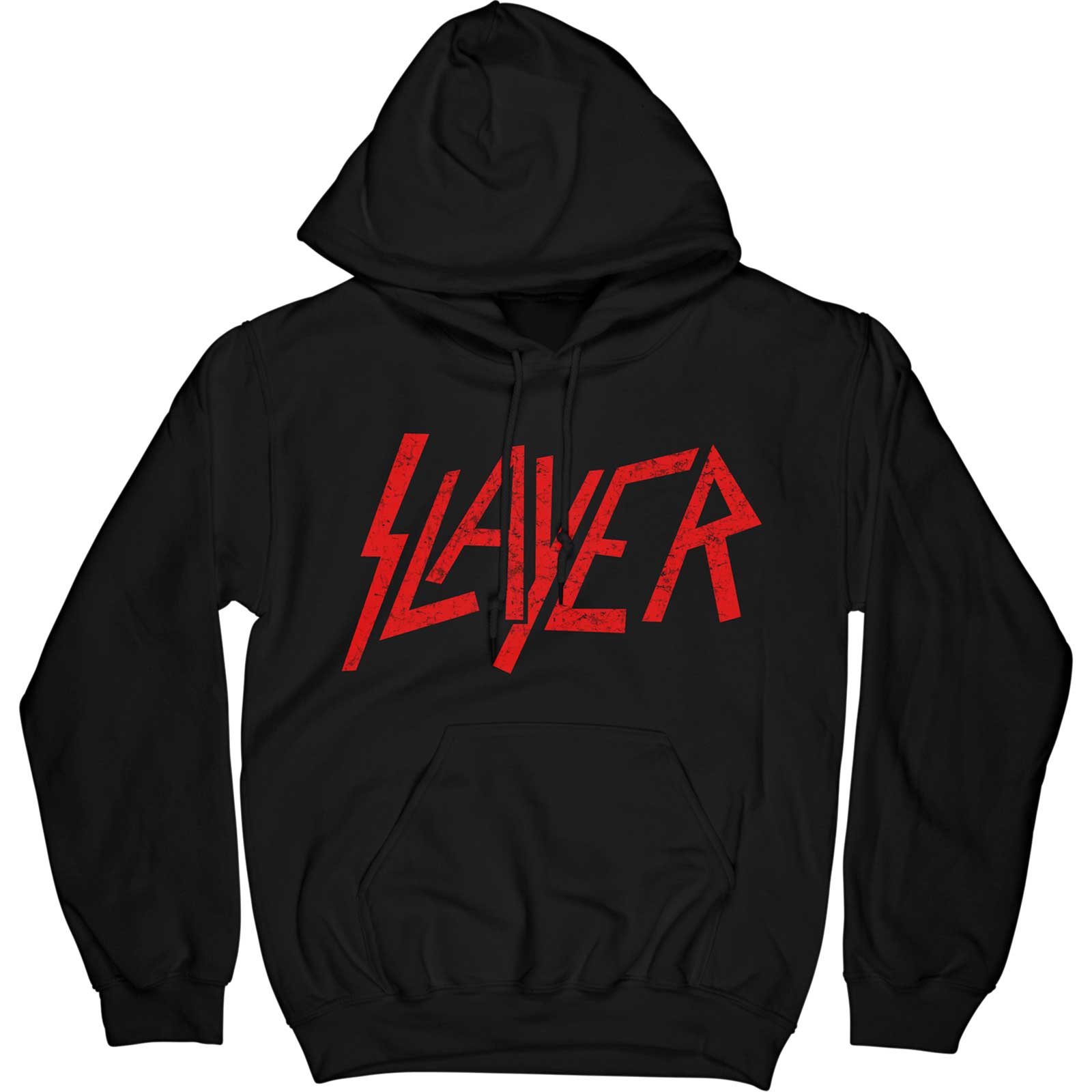 Slayer mikina Distressed Logo Čierna L