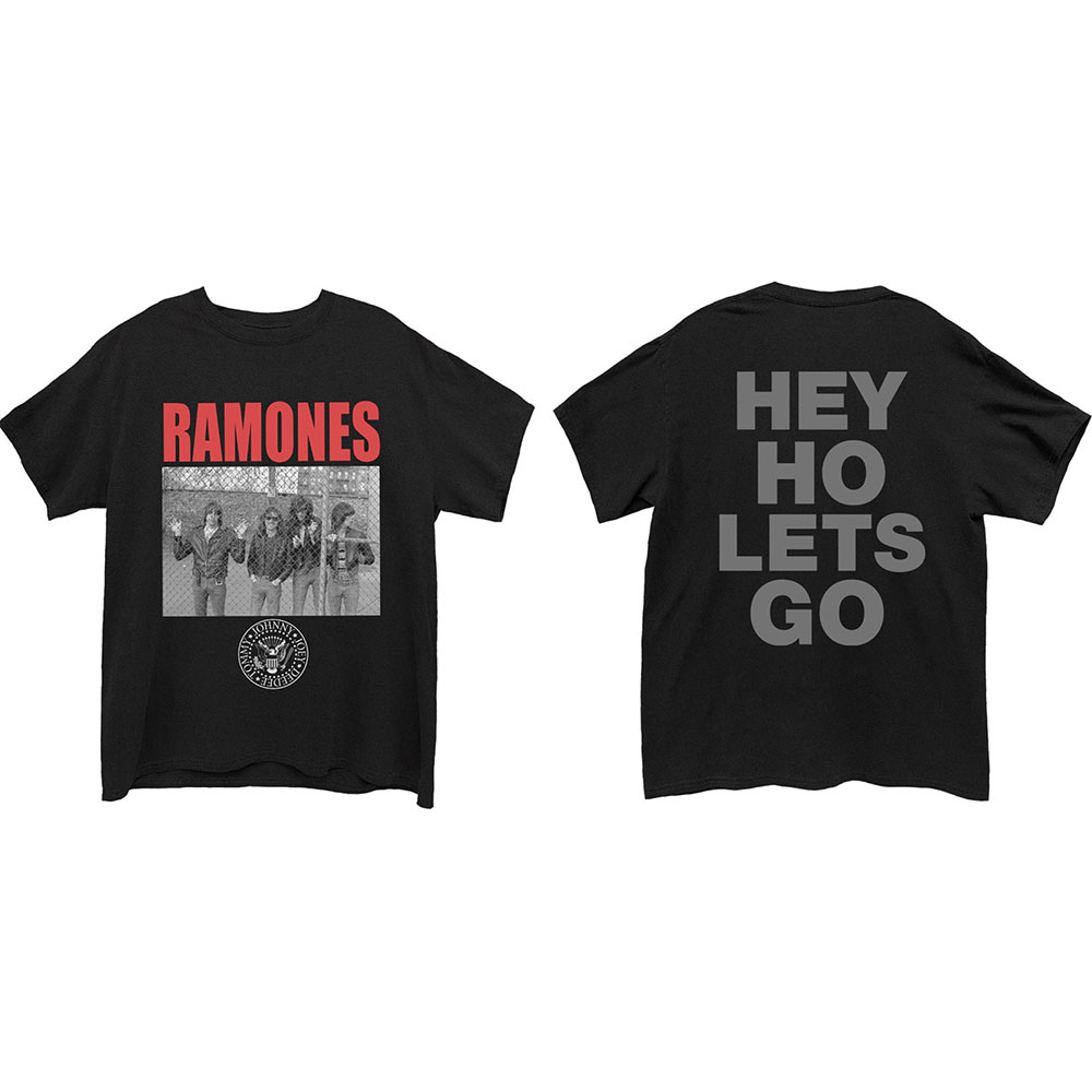 Ramones tričko Cage Photo Čierna XXL