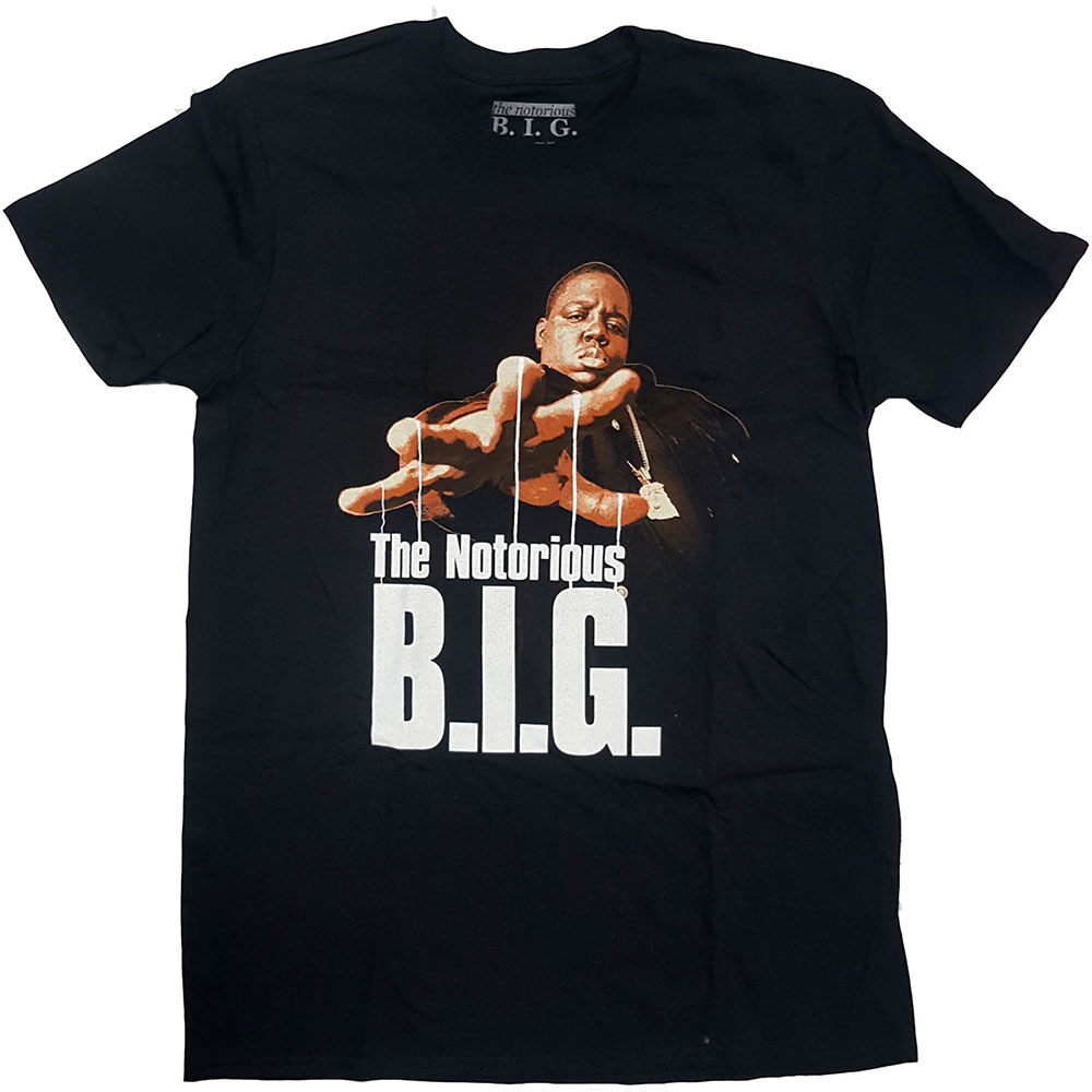 Biggie Smalls tričko Reachstrings Čierna S