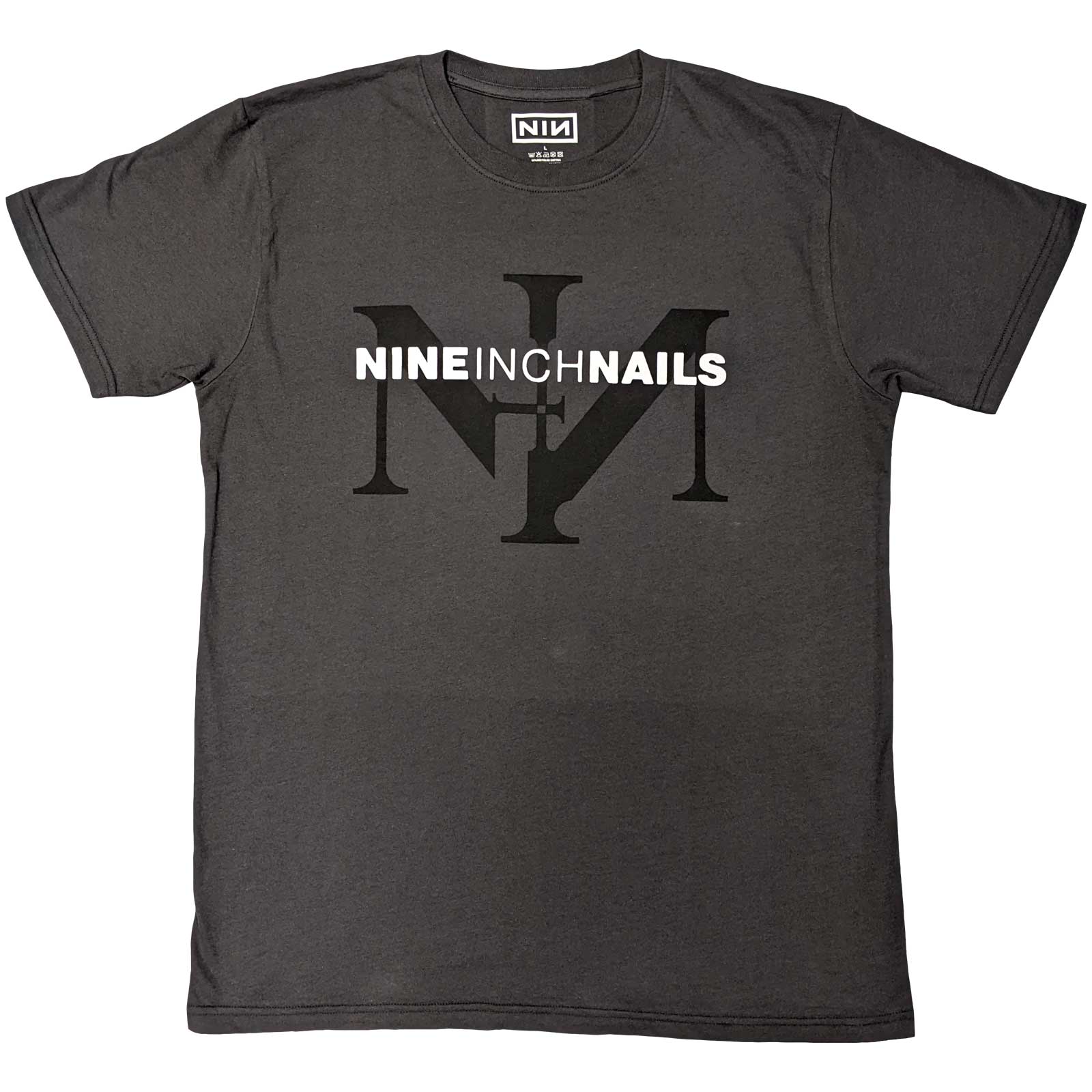 Nine Inch Nails tričko Icon & Logo Šedá L