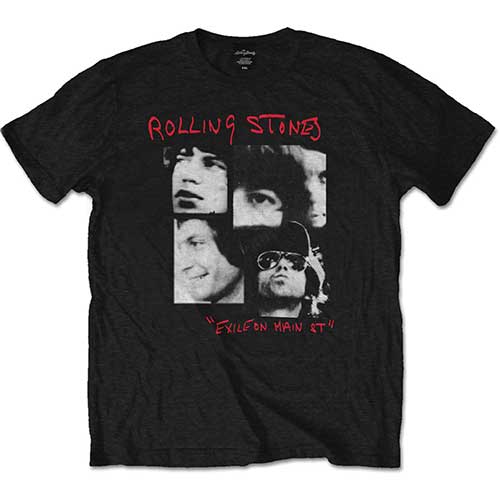 The Rolling Stones tričko Photo Exile Čierna L