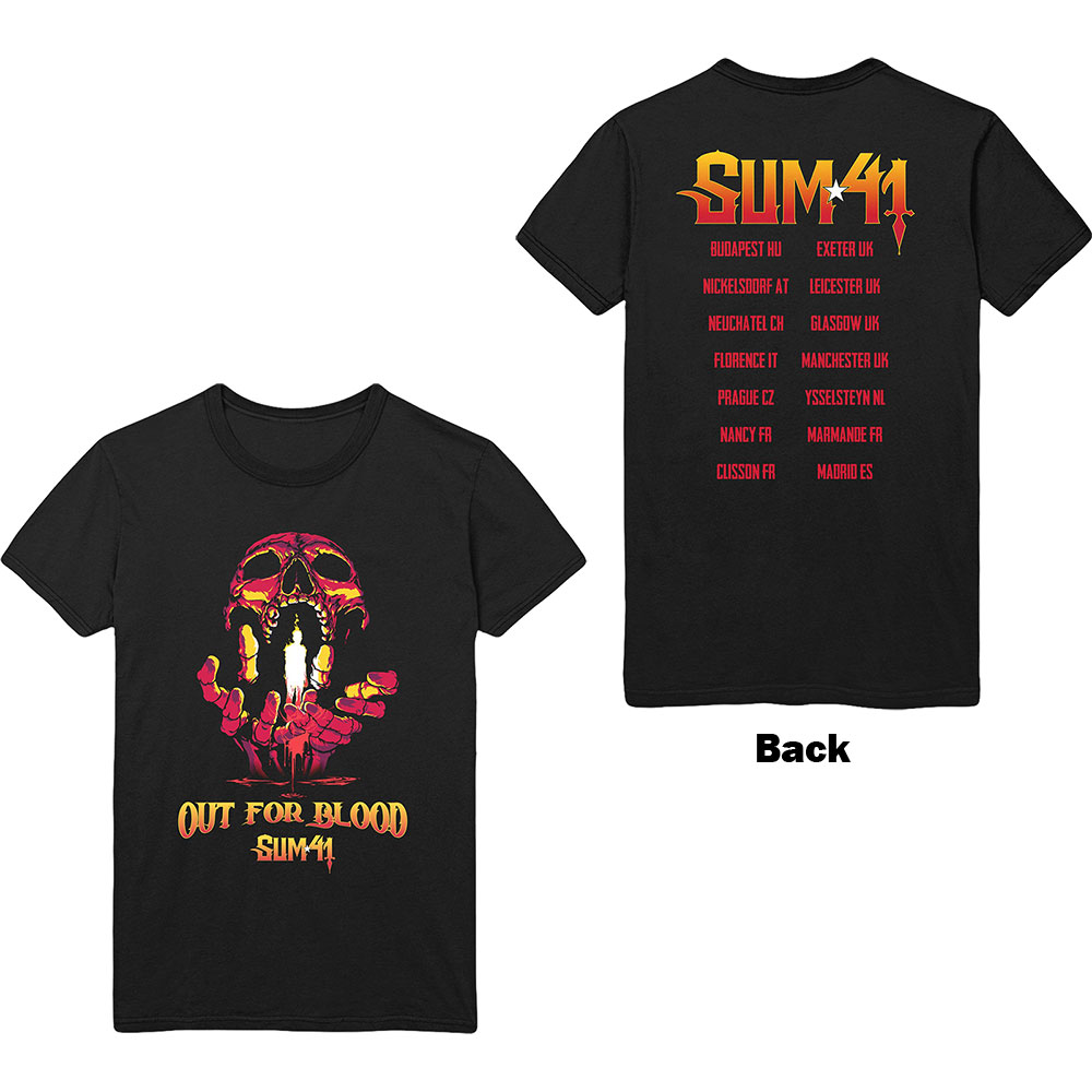 Sum 41 tričko Out For Blood Čierna XXL