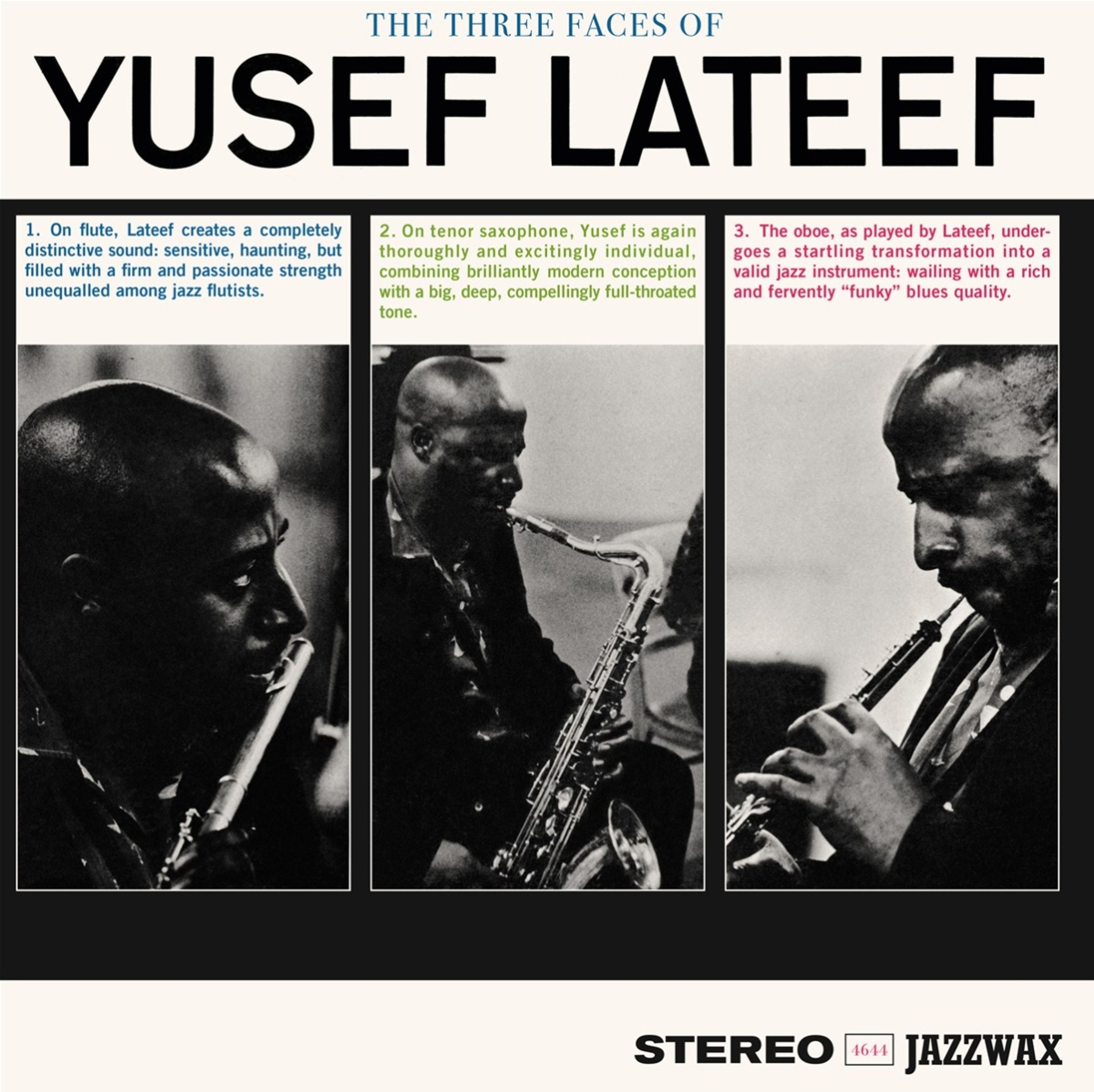 E-shop Yusef Lateef - The Three Faces Of Yusef Lateef (Limited Edition) (180 g) (LP)