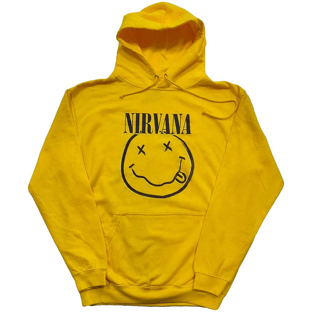 Nirvana mikina Inverse Smiley Žltá M