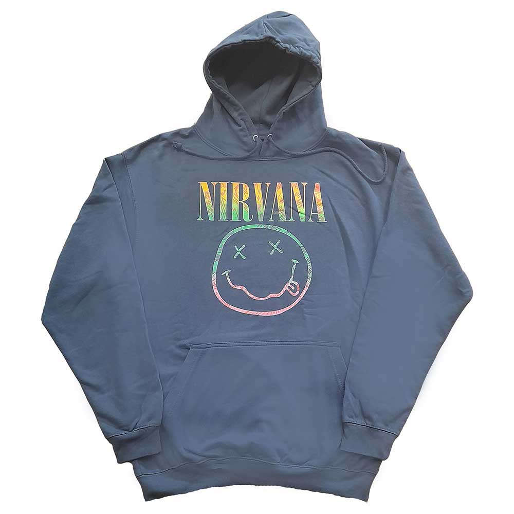 Nirvana mikina Sorbet Ray Smiley Modrá XXL