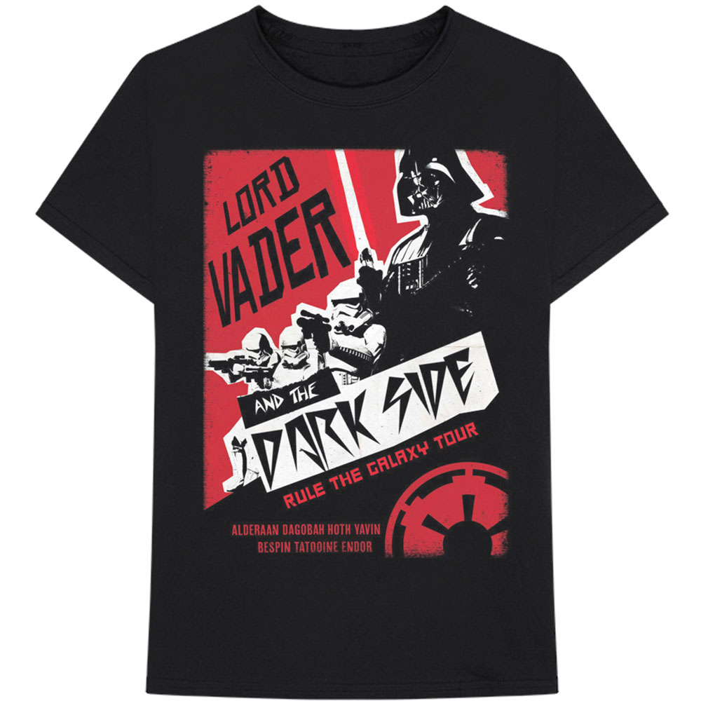 Star Wars tričko Darth Rock Two Čierna S