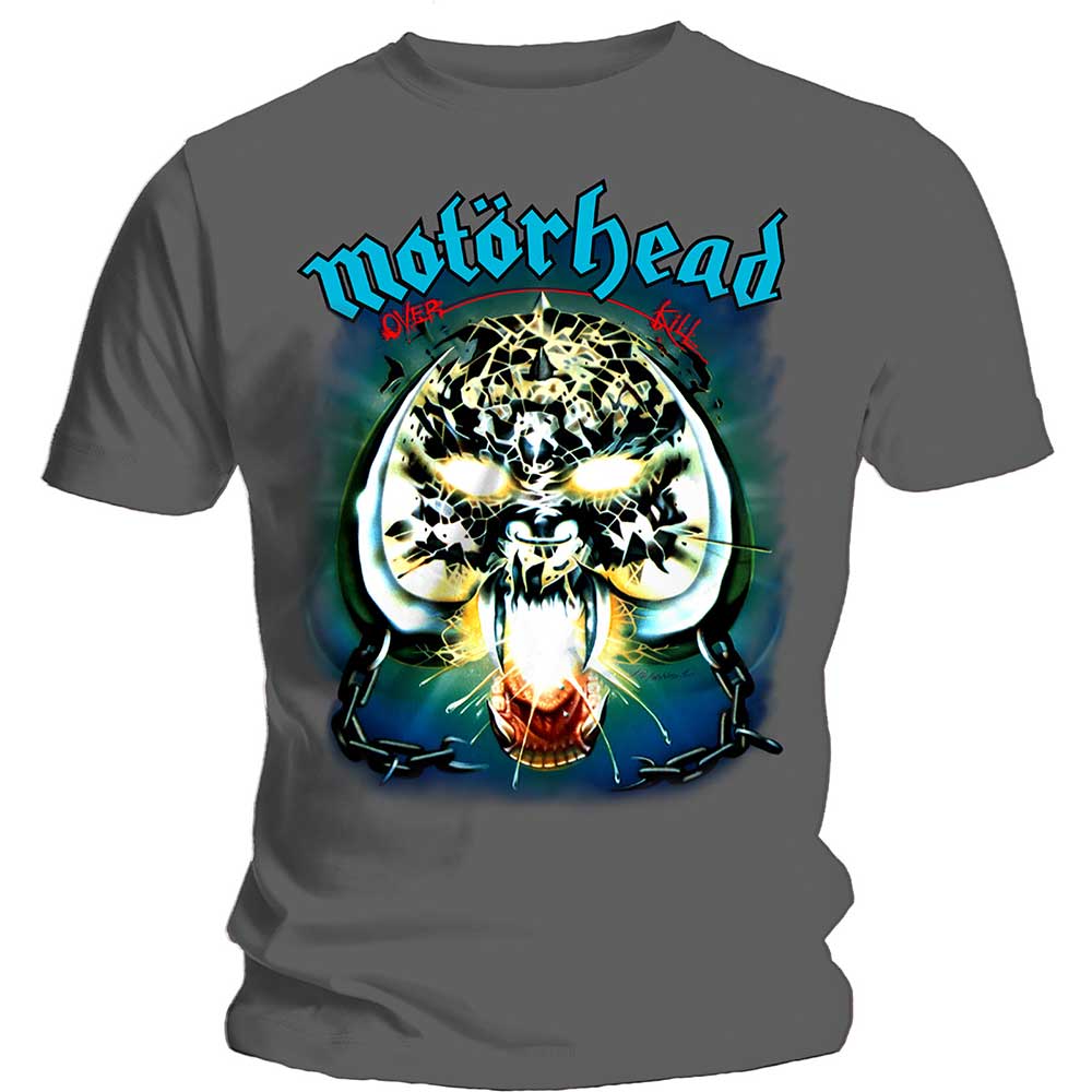 Motörhead tričko Overkill Šedá L